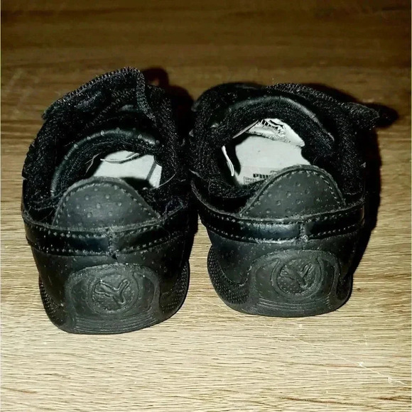 Puma x Ferrari Logo Sneakers Leather Shoes Baby Toddler Size 5 - Picture 3 of 6